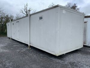 UNRESERVED 40FT x 10FT Portable Cabin