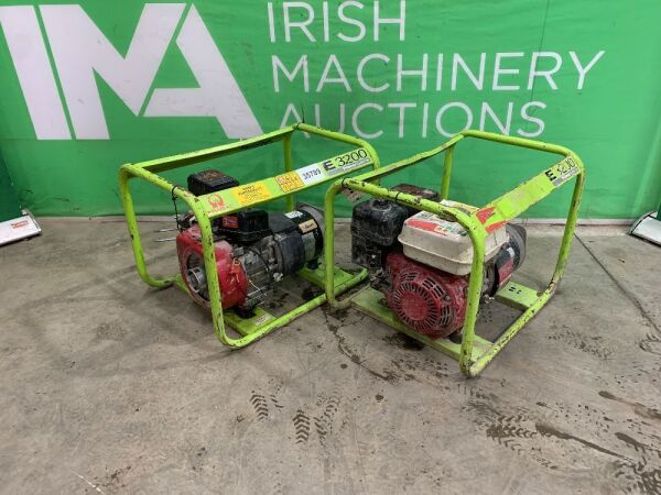 UNRESERVED 2 x Pramac E3200 Petrol Generators (Parts)