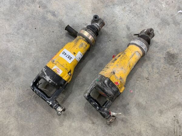 UNRESERVED 2 x 2012 Atlas Copco TEX09 PE Pneumatic Air Hammers