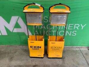 UNRESERVED 2 x EXIN Rechargable LED Lights