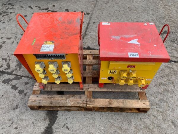 UNRESERVED 2 x Site Transformers