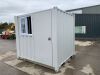 UNRESERVED Office Container c/w Door & Window (Approx 8ft x 7ft) - 3