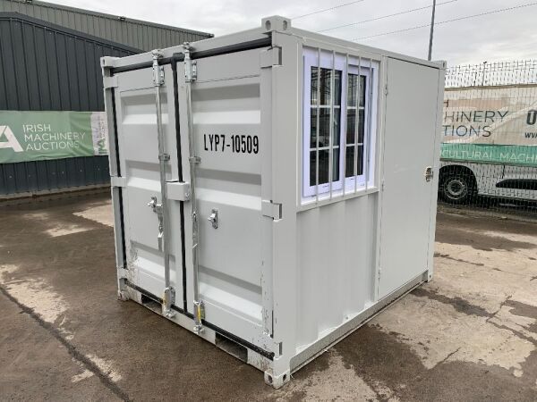 UNRESERVED Office Container c/w Door & Window (Approx 7ft x 6ft)