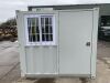 UNRESERVED Office Container c/w Door & Window (Approx 7ft x 6ft) - 2