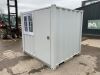 UNRESERVED Office Container c/w Door & Window (Approx 7ft x 6ft) - 3