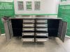 UNRESERVED Steelman 7FT Work Bench c/w 10 x Drawers & 2 x Cabinets - 2