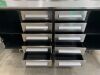 UNRESERVED Steelman 7FT Work Bench c/w 10 x Drawers & 2 x Cabinets - 4