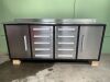 UNRESERVED Steelman 7FT Work Bench c/w 10 x Drawers & 2 x Cabinets - 2