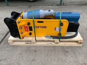 NEW/UNUSED 2024 TOFT 680 Hydraulic Rock Breaker To Suit 5T-7T Excavator