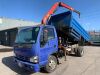 2007 Isuzu NQR 7.5T Tipper c/w Terex F50 Crane 