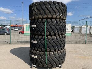 UNRESERVED/UNUSED 4 x Dump Truck Tyres (26.5 x 25 x 28)