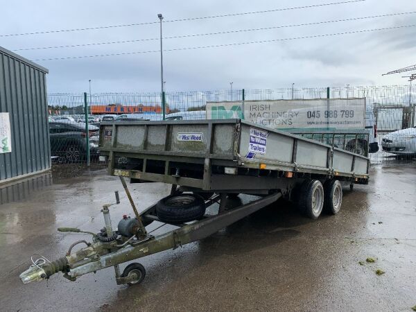 Ifor Williams CT166G Twin Axle Dropside Tilt Bed Trailer