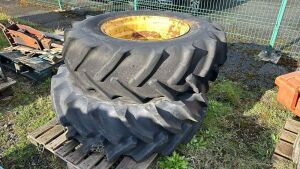 UNRESERVED 14.9-13-26 Tyre & Rim + Tyre & Rim