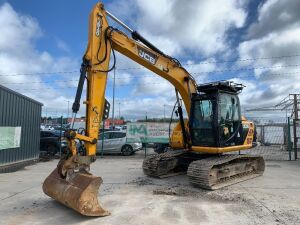 2013 JCB JS130T4i Excavator c/w Bucket