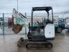 2021 Bobcat E17 Mini Excavator c/w 3 x Buckets - 2