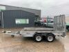 UNRESERVED Indespension 10 x 6 Twin Axle 3.5T Plant Trailer c/w Ramp - 2