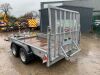 UNRESERVED Indespension 10 x 6 Twin Axle 3.5T Plant Trailer c/w Ramp - 3