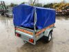 UNRESERVED Temared 7 x 4 Single Axle Enclosed Tarp Trailer c/w Cover - 5