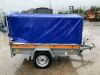 UNRESERVED Temared 7 x 4 Single Axle Enclosed Tarp Trailer c/w Cover - 6