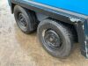 Blue 8 x 4 Twin Axle Box Trailer - 11