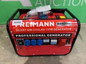 UNRESERVED Freimann 8500W Generator In Box