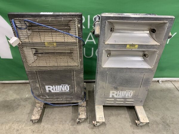 2 x Rhino 220v Portable Heater