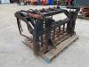 Heavy Duty Hydraulic Dung Grab c/w Euro Brackets - 4