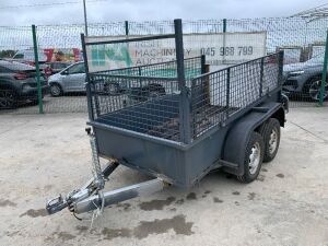 8x4 Twin Axle Mesh Sided Trailer