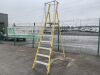 Yellow 7 Step Platform Ladder