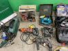 UNRESERVED Job Lot Of Tools: 3 x SKillsaws, Black & Decker Router, Hammer Drills, Welder & More - 3