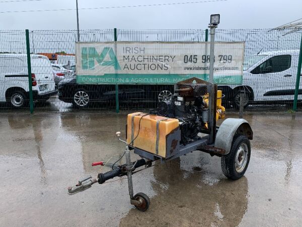 1999 Hilta Hydry 4" Fast Tow Diesel Water Pump