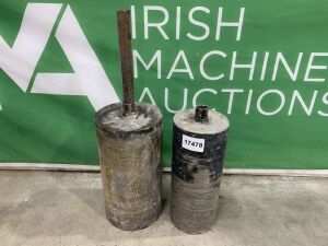 2 x Large Core Drill Bits