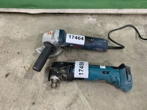 Makita Cordless Multi-Tool & Bosch 220v Angle Grinder