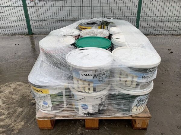 UNRESERVED Selection Of Interior & Exterior Paint On Pallet