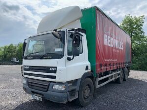 UNRESERVED 2008 DAF CF 75.310 6x2 Curtainsider