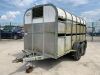 Nugent 12 x 6 Twin Axle Cattle Trailer c/w Ramp