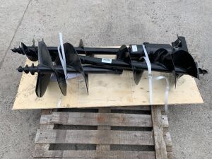 NEW/UNUSED MIVA Hydraulic Rod Augers To Suit Excavator (20cm - 30cm - 40cm)