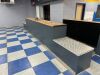 Selection of Wooden & Chequered Top Service Desks (Located Off-Site) - 2