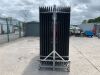 UNRESERVED - NEW/UNUSED 8FT Powder Coated Site Fencing - 28 x Panels - 29 x Posts & Fittings - 7