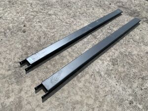 UNRESERVED NEW/UNUSED Set Of 8FT Heavy Duty Forklift/Teleporter Extension Forks