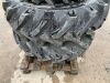 UNRESERVED Set Of New BKT Agri Tyres & Rims - 2 x 8-18 & 2 x 13.6-28 - 6