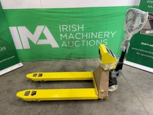 NEW/UNUSED 2T 1200MM Pallet Truck c/w Digital Scale