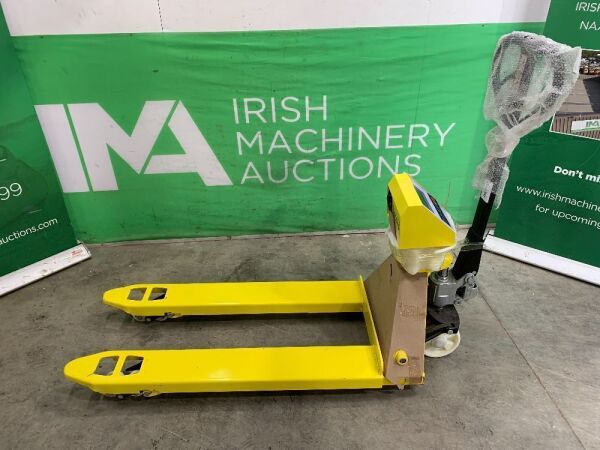 NEW/UNUSED 2T 1200MM Pallet Truck c/w Digital Scale