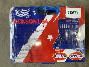 UNUSED Jackson 103pc Socket Set