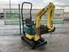 UNRESERVED 2005 Yanmar SV08 Micro Excavator c/w 3 x Buckets, Piped & Blade - 8