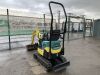UNRESERVED 2005 Yanmar SV08 Micro Excavator c/w 3 x Buckets, Piped & Blade - 11