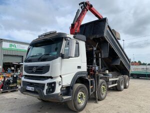 2013 Volvo FMX13 8x4 Grab Truck