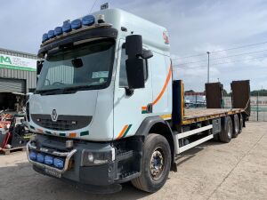 2012 Renault 430 Lander 6x2 Beavertail Plant Truck (32T)