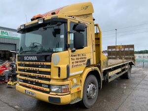 2001 Scania P94 4x2 Beavertail Plant Truck