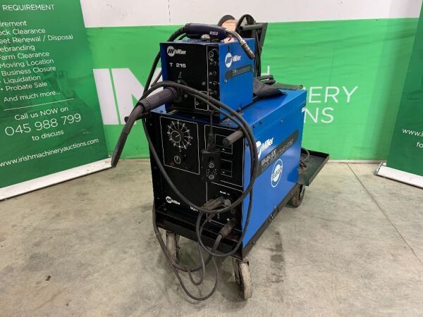 Miller Migblu 320 CV.DC Portable 3 Phase Welder c/w Torch & Clamp